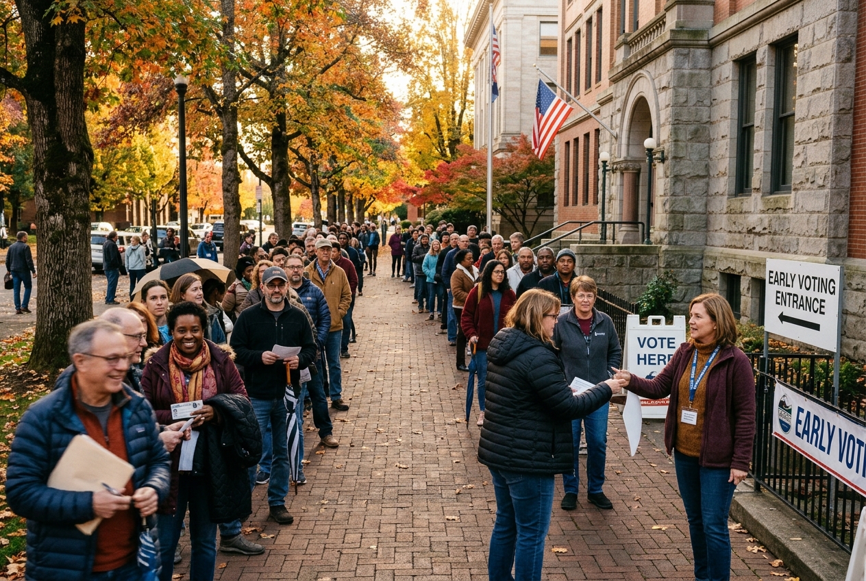 Marion County voters show up early—14,000 ballots ahead of 2022