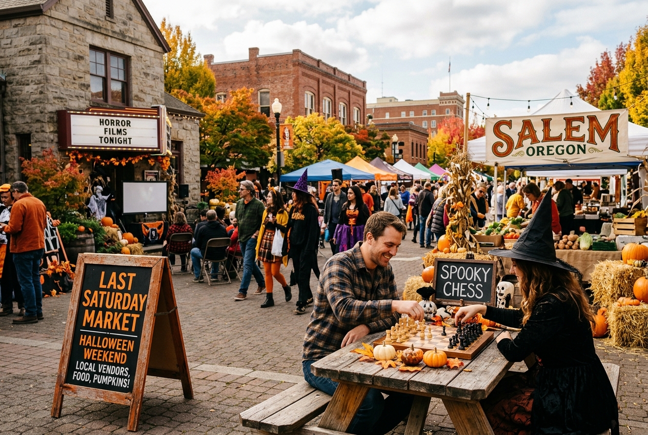 Last Saturday Market, Halloween fun & school showdown